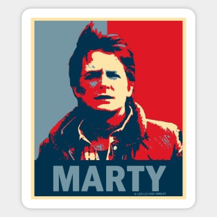 Back to the Future - Marty Sticker